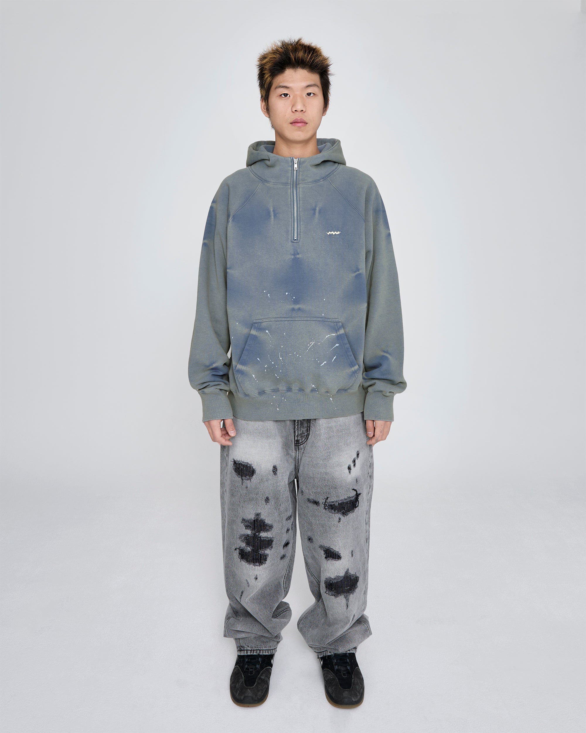 yeseyesee - SN Painted Hoodie (Smoky Blue) product image 7 | TRAB K-Fashion Australia