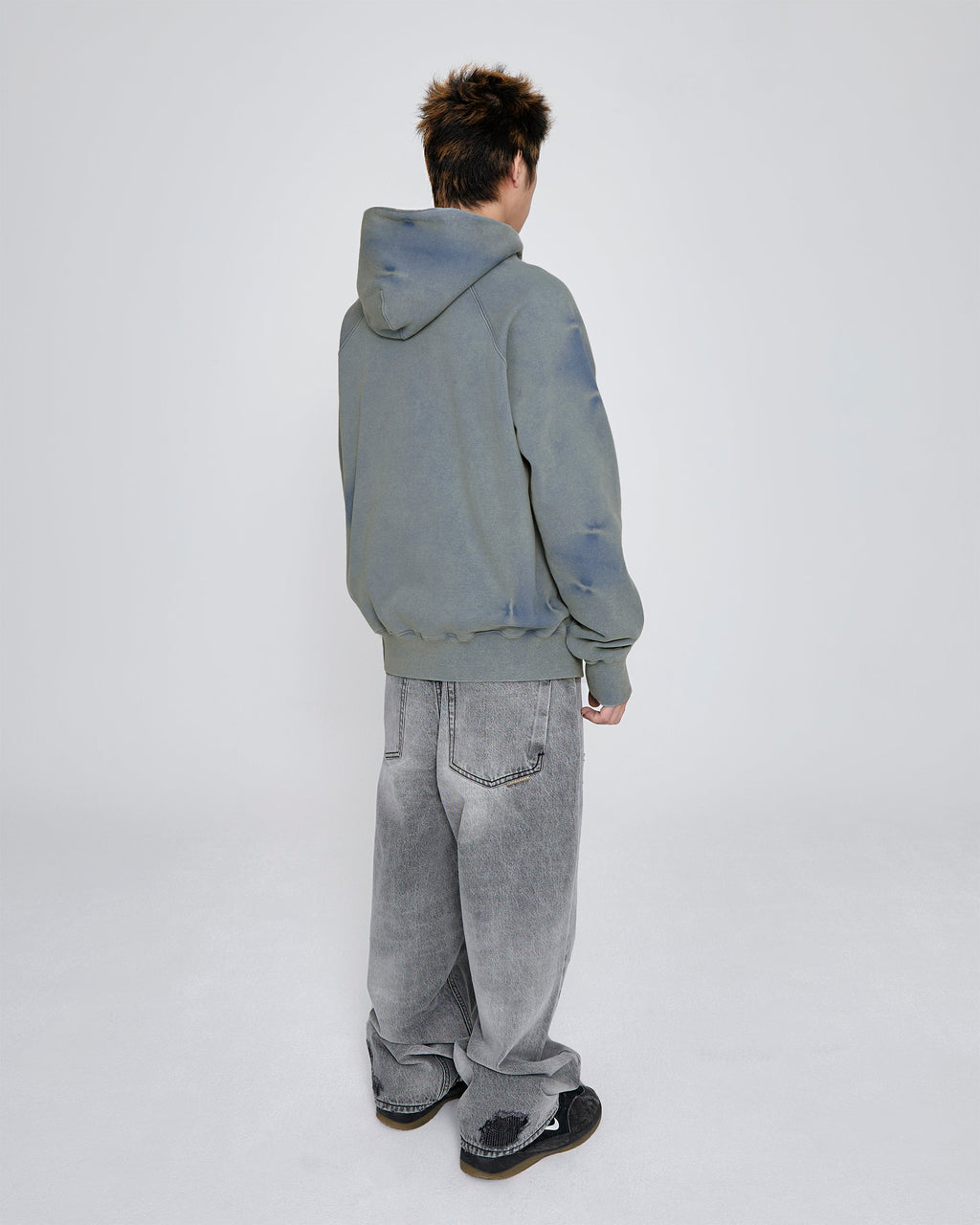 yeseyesee - SN Painted Hoodie (Smoky Blue) product image 9 | TRAB K-Fashion Australia