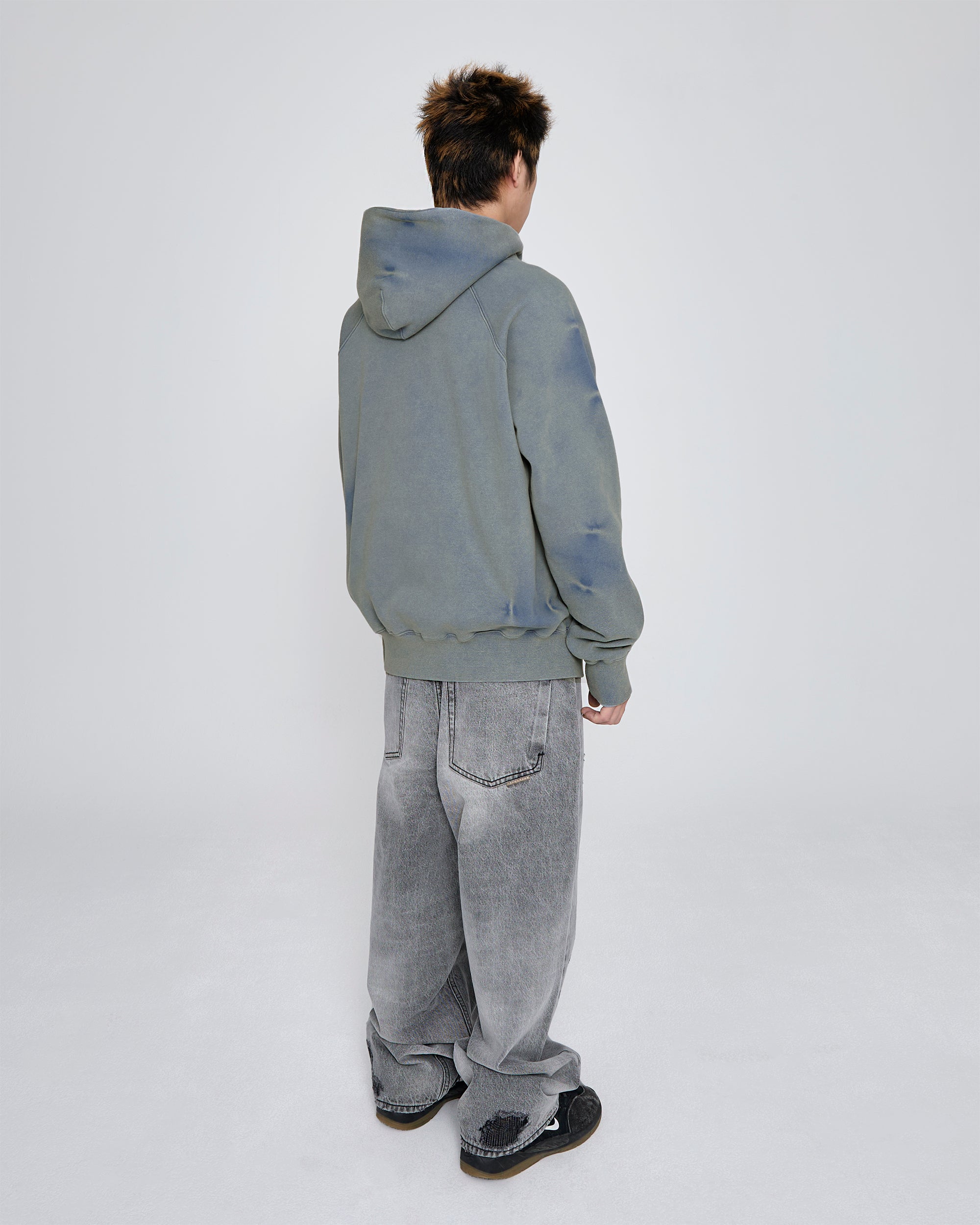 yeseyesee - SN Painted Hoodie (Smoky Blue) product image 9 | TRAB K-Fashion Australia