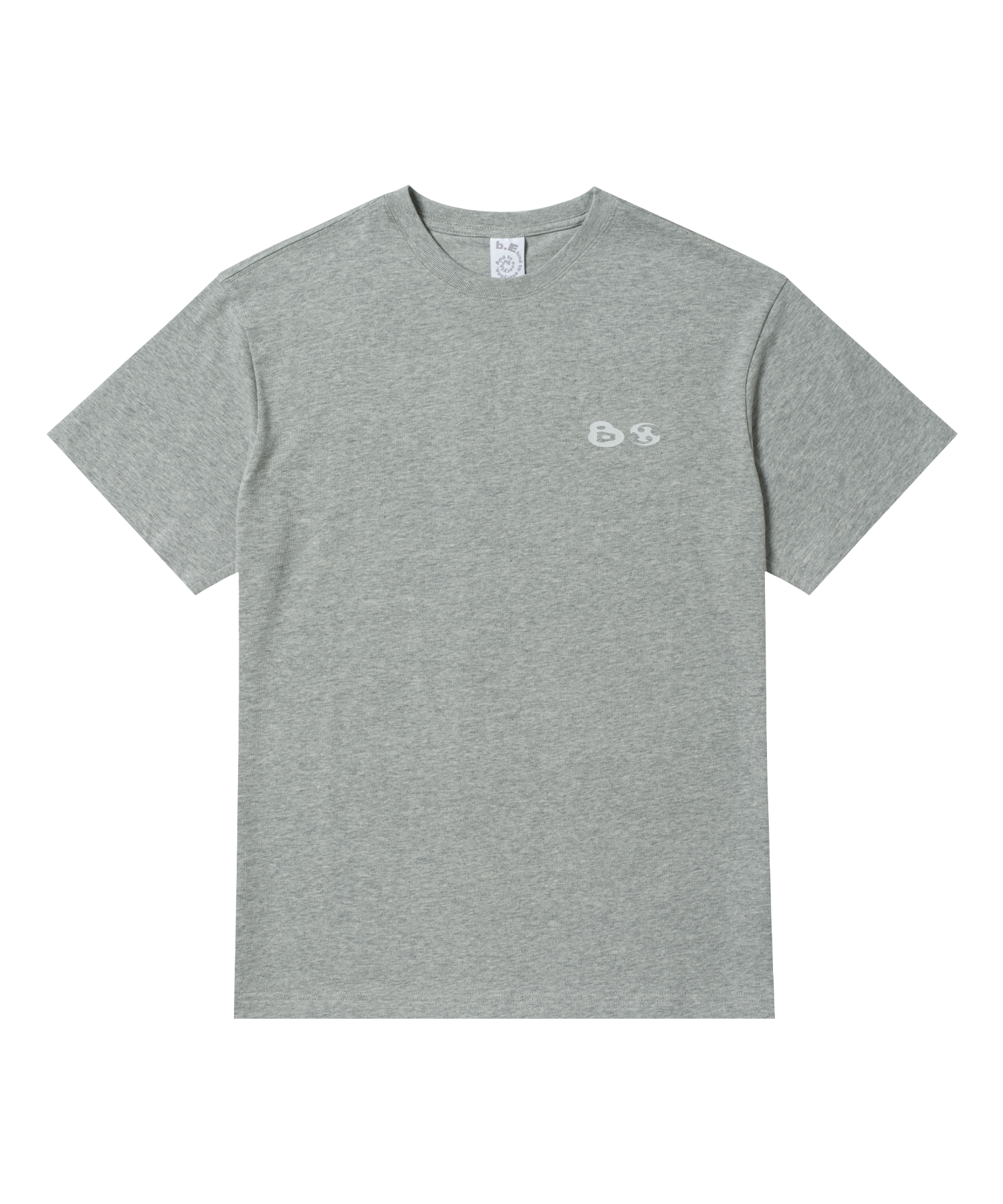 San San Gear - San San X B.E Logo T-Shirt (Melange Grey) product image 1 | TRAB K-Fashion Australia