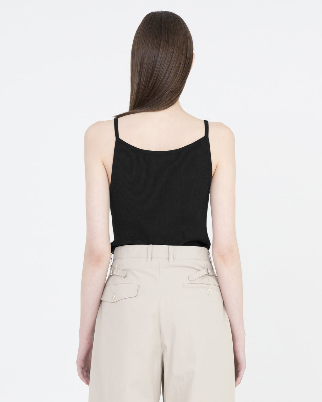 Brownyard - Square Knit Sleeveless (Black) product image 2 | TRAB K-Fashion Australia