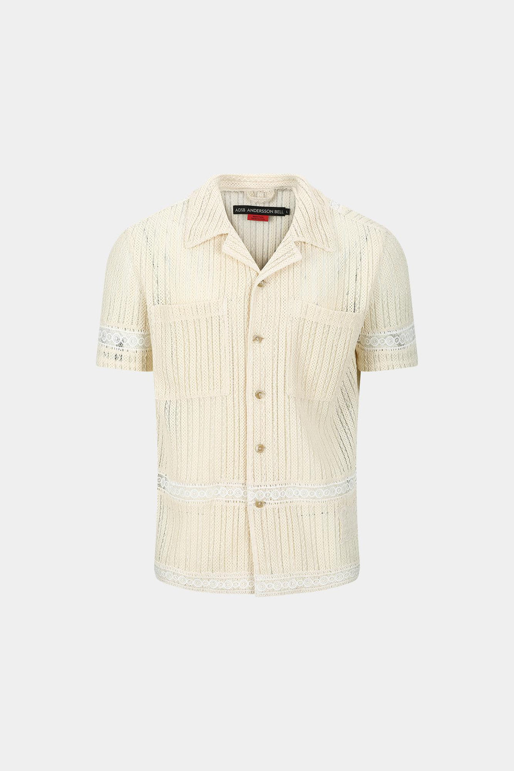 Andersson Bell - Jacquard Stripe Shirts (Ecru) product image 10 | TRAB K-Fashion Australia