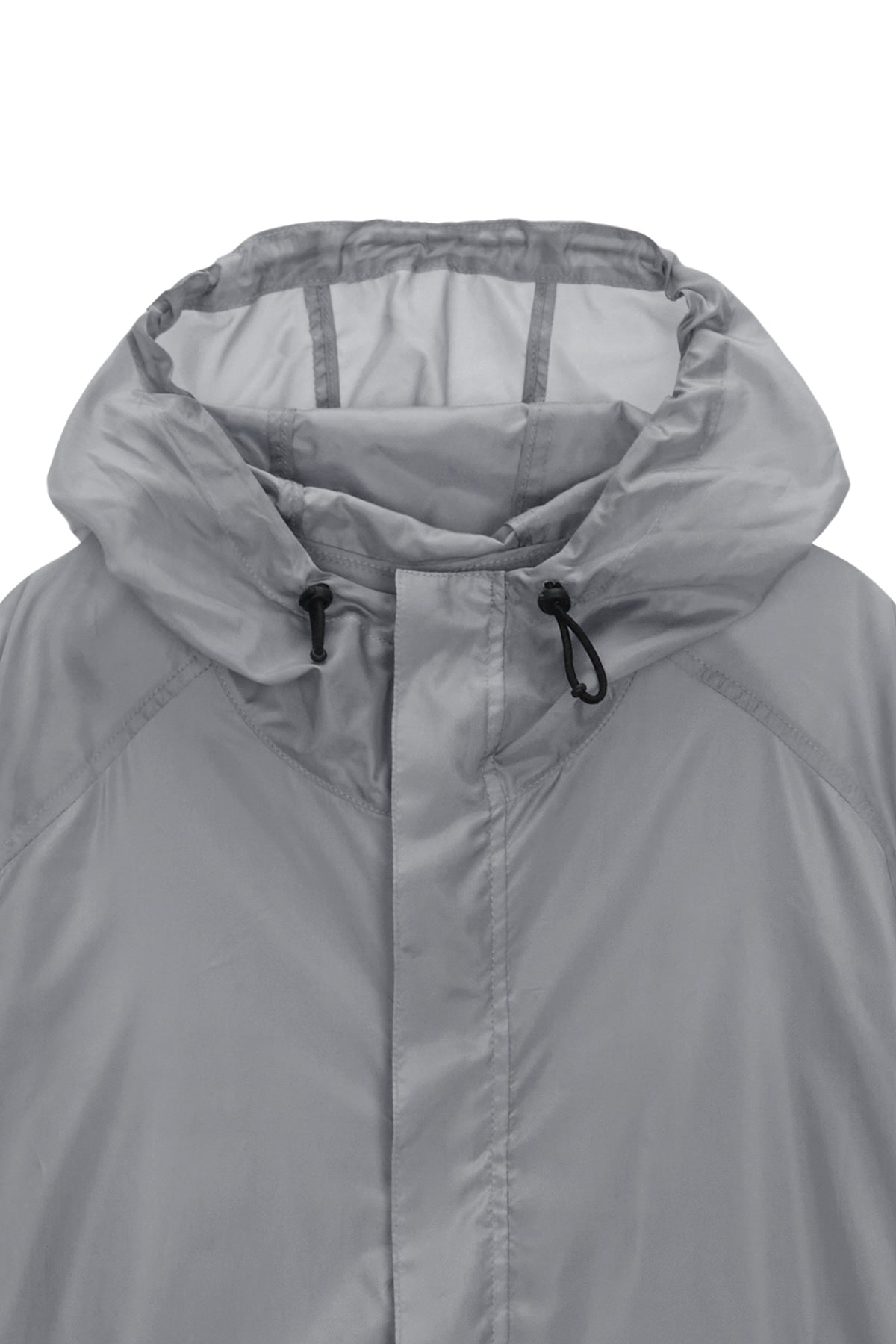 Matin Kim - Light Hoody Windbreaker (Grey) product image 3 | TRAB K-Fashion Australia