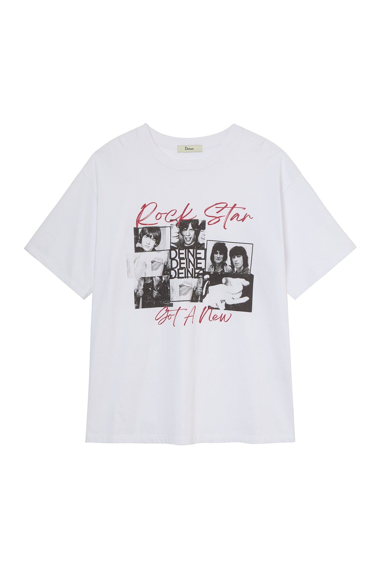 Deinet - Band Graphic T-Shirt (White) product image 7 | TRAB K-Fashion Australia