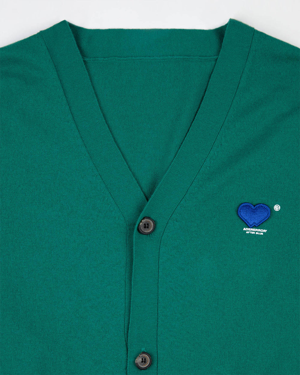 Ader Error - Twin heart logo cardigan (Green) product image 6 | TRAB K-Fashion Australia