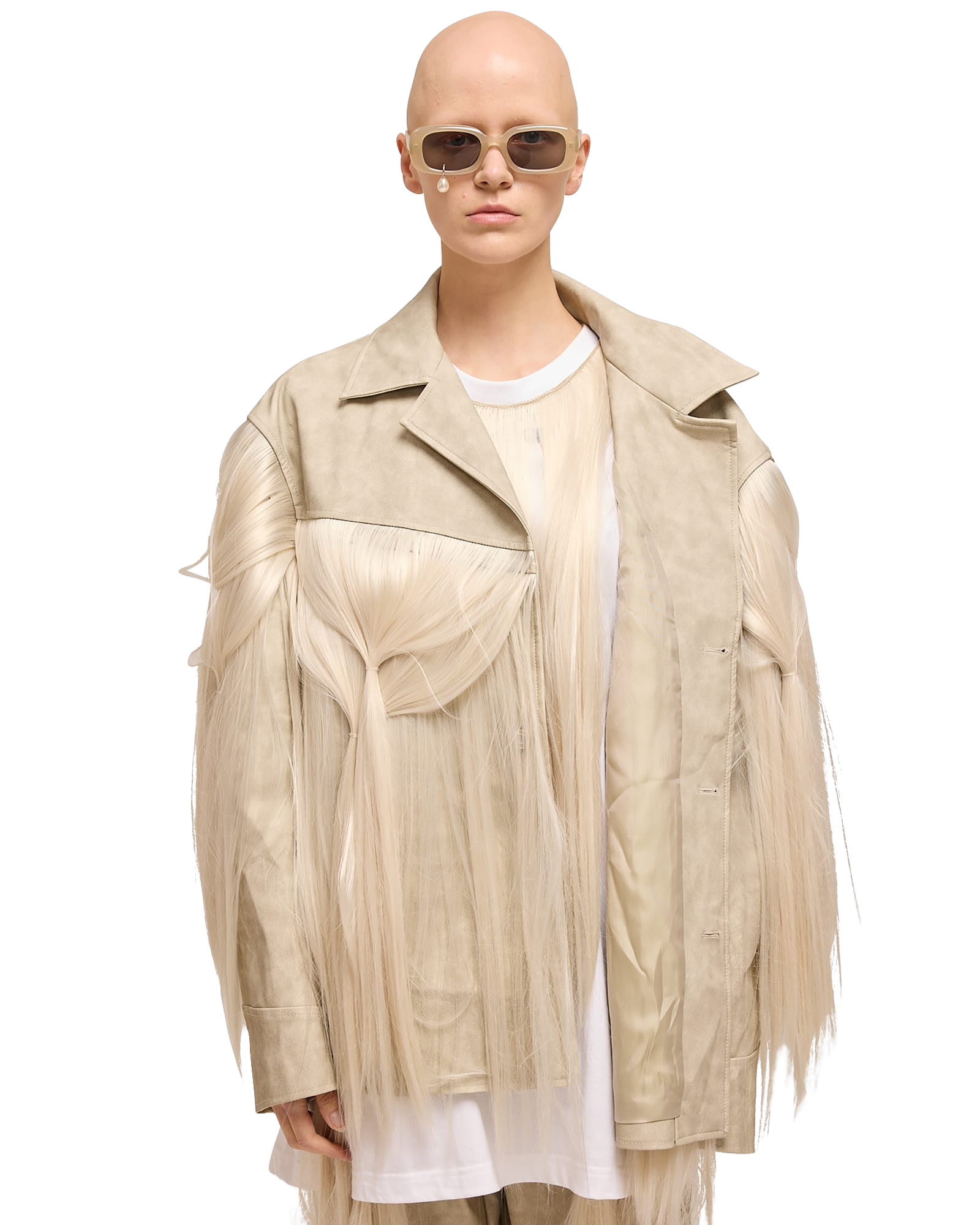 Kimhe Kim - Hair Embellished Western Jacket (Grey) product image 6 | TRAB K-Fashion Australia