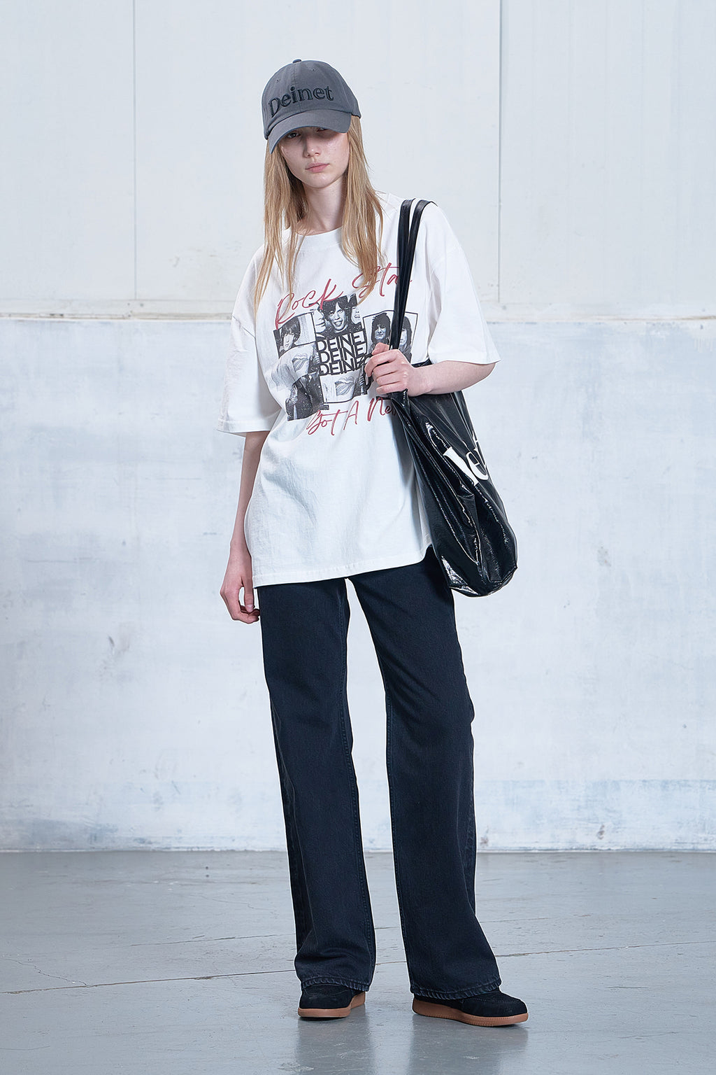 Deinet - Band Graphic T-Shirt (White) product image 4 | TRAB K-Fashion Australia