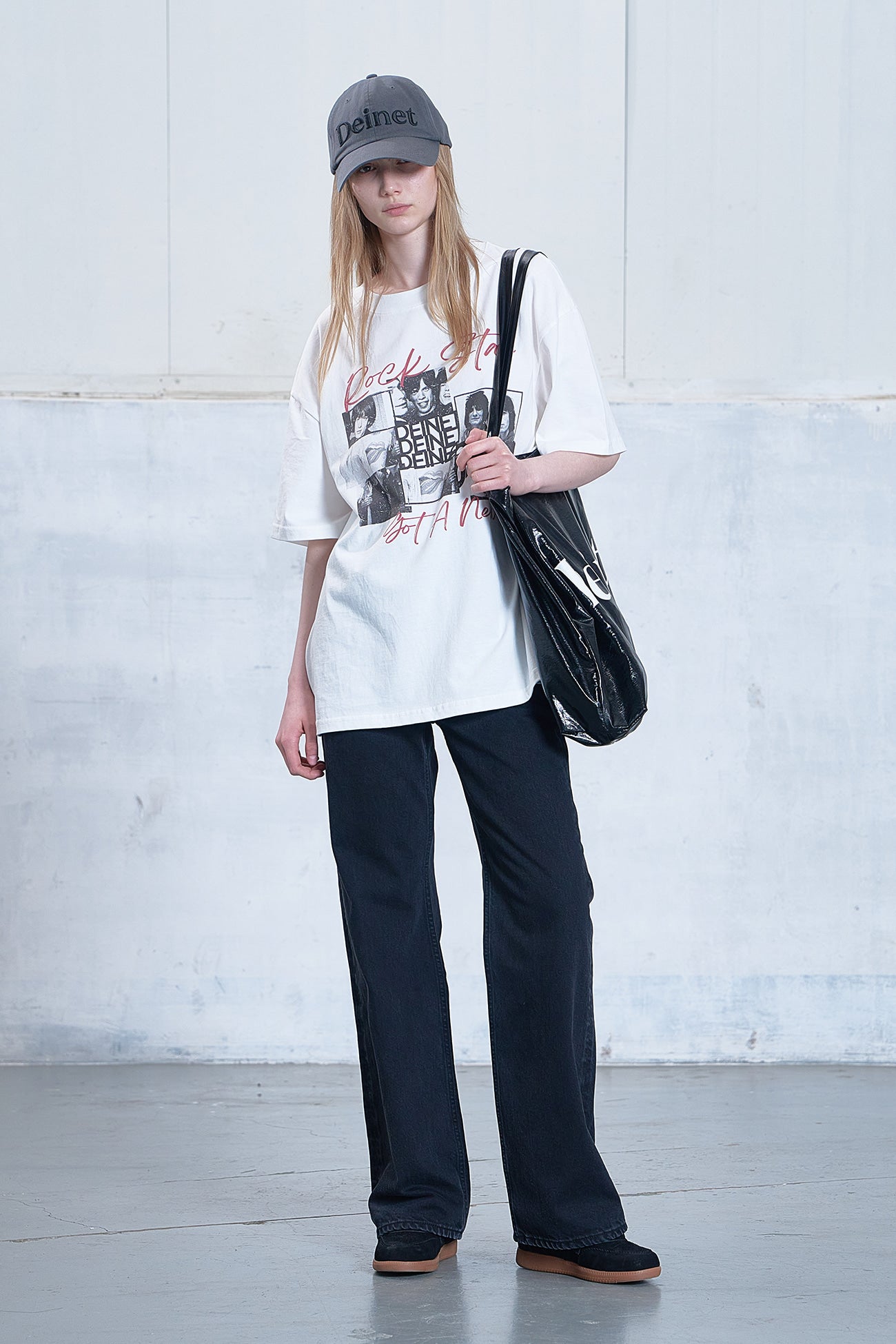 Deinet - Band Graphic T-Shirt (White) product image 4 | TRAB K-Fashion Australia