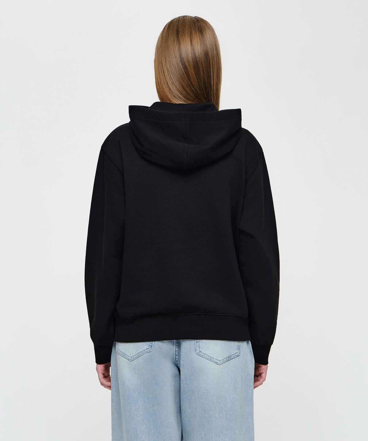 Marithe & Francois Girbaud - Small Classic Logo Embroidery Hoodie (Black) product image 3 | TRAB K-Fashion Australia