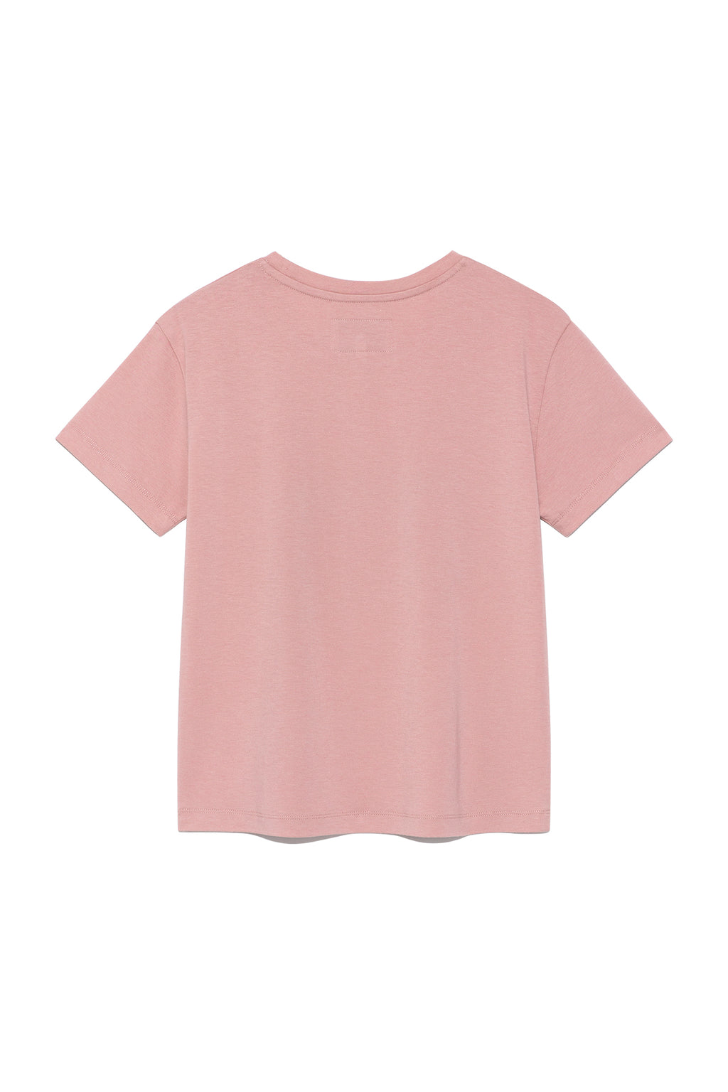 Matin Kim - Patchwork Graphic Printing Logo Top (Pink) product image 2 | TRAB K-Fashion Australia