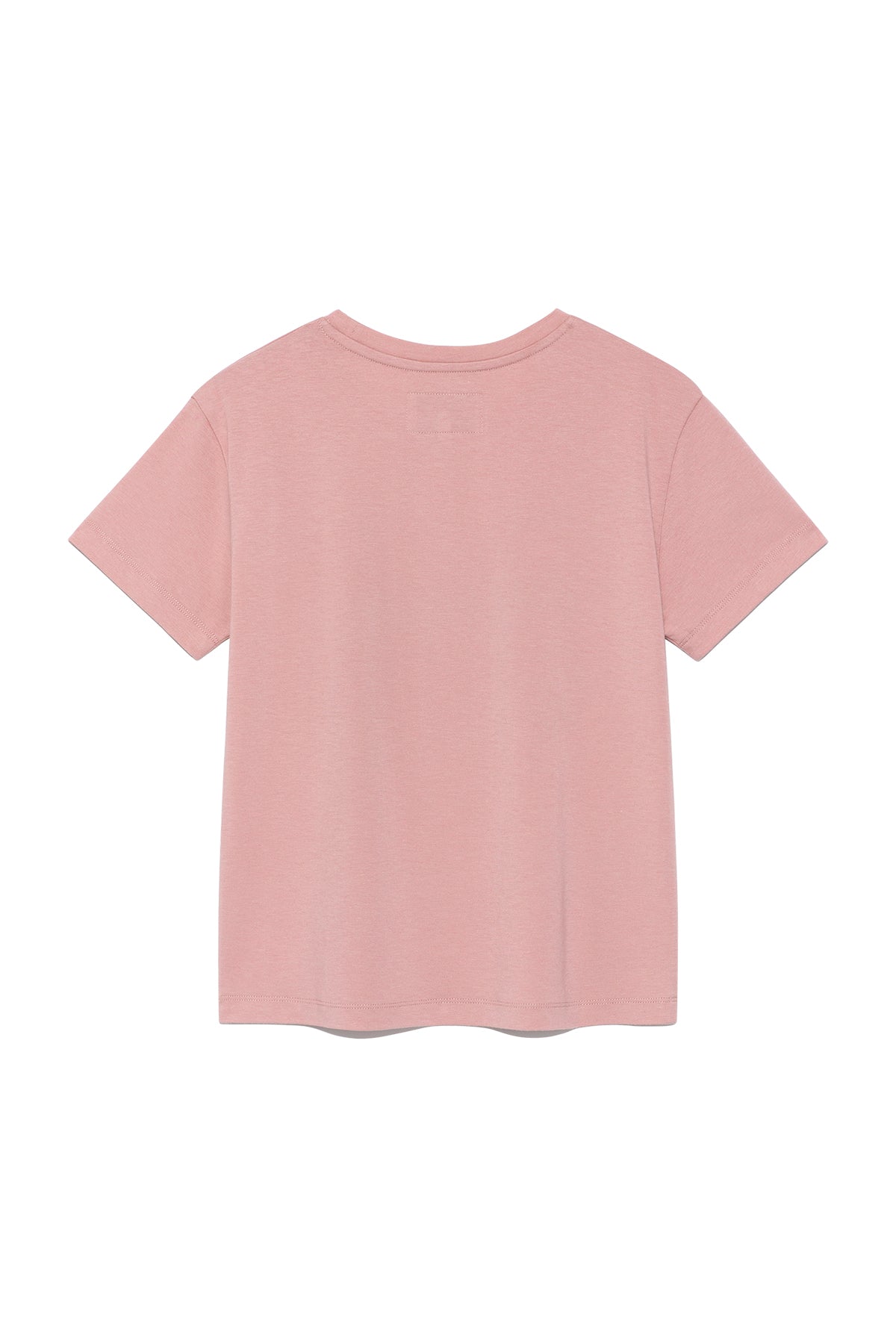 Matin Kim - Patchwork Graphic Printing Logo Top (Pink) product image 2 | TRAB K-Fashion Australia
