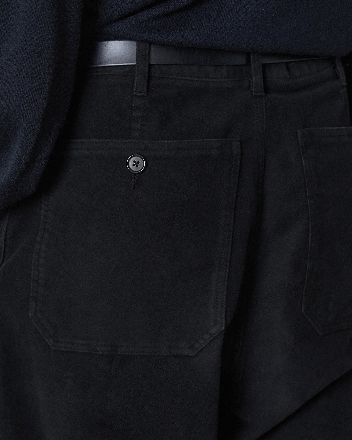 Brownyard - Moleskin French Work Pants (Black) product image 5 | TRAB K-Fashion Australia