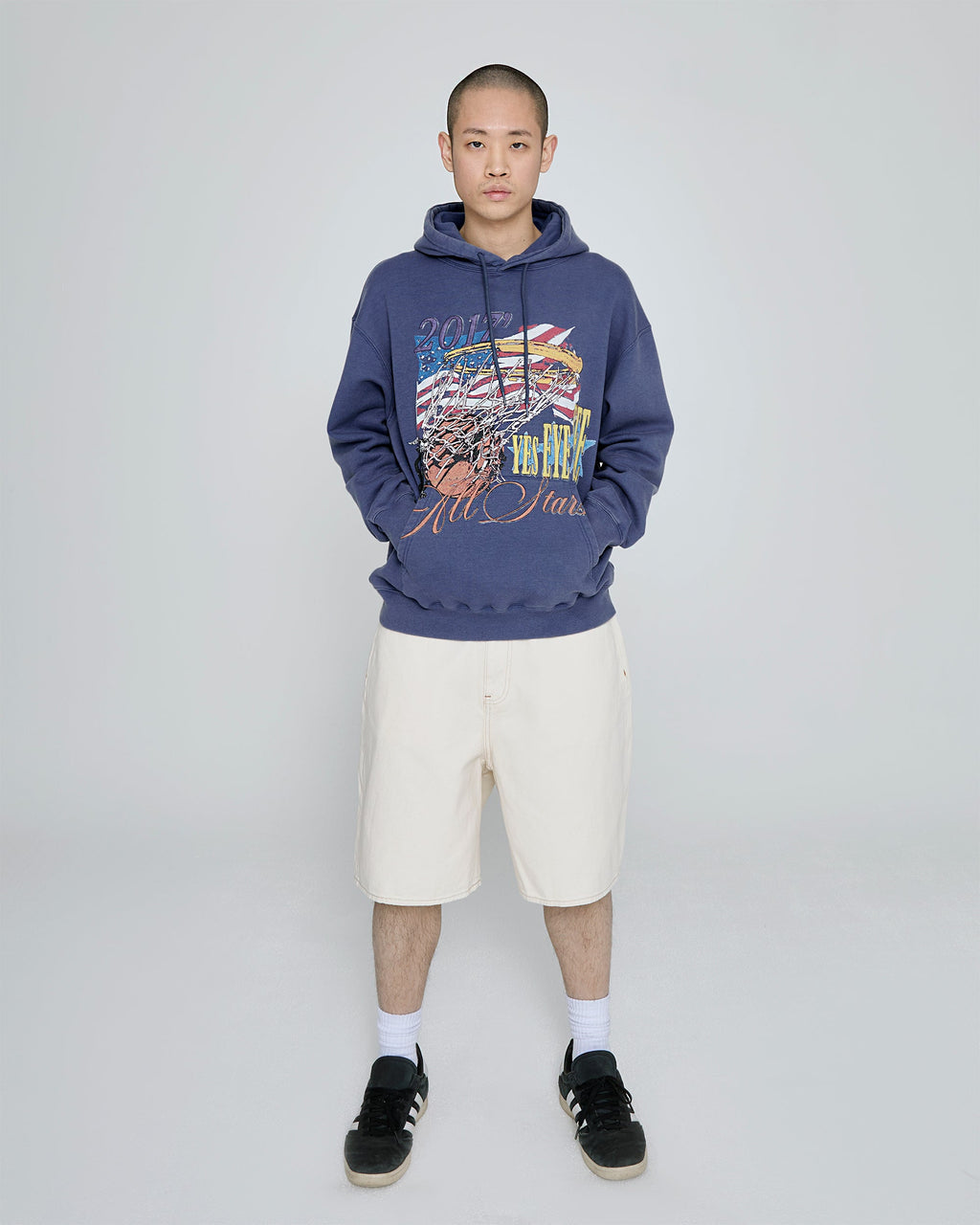 yeseyesee - Y.E.S Goal In Hoodie (Cobalt Blue) product image 6 | TRAB K-Fashion Australia