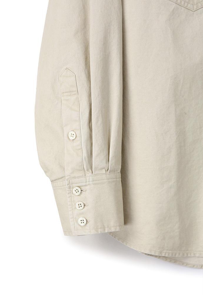 Art if acts - Washed Western Shirt (Cream) product image 14 | TRAB K-Fashion Australia