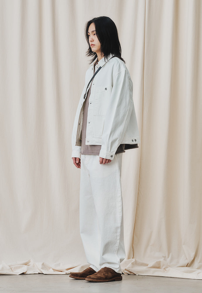 Art if acts - Trucker Denim Jacket (Off White) product image 2 | TRAB K-Fashion Australia