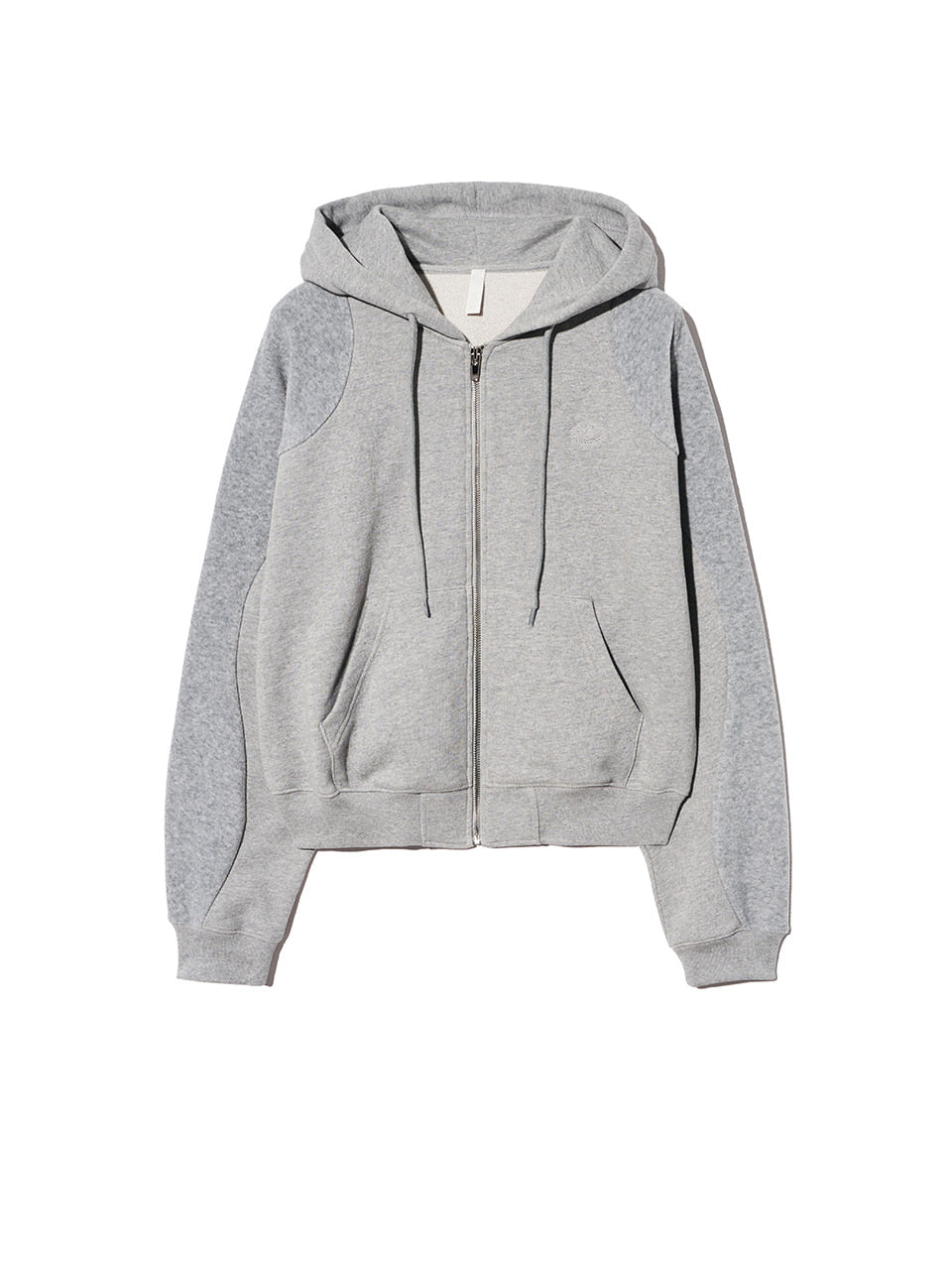 Kijun - Flow Zip-Up Hoodie (Melange Grey) product image 7 | TRAB K-Fashion Australia