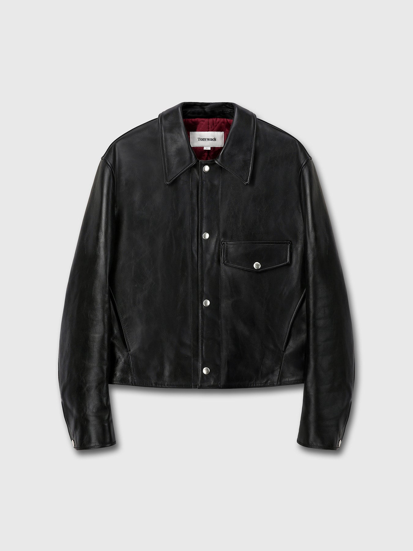 Tonywack - Leather Biker Short Blouson (Black) product image 9 | TRAB K-Fashion Australia