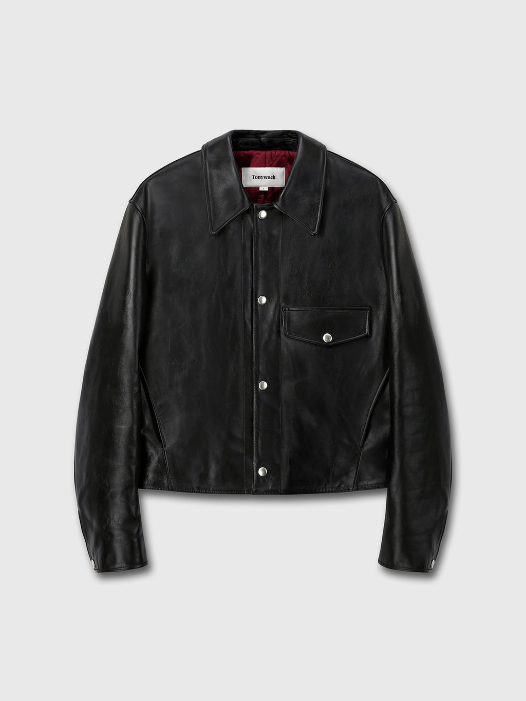 Tonywack - Leather Biker Short Blouson (Black) product image 7 | TRAB K-Fashion Australia