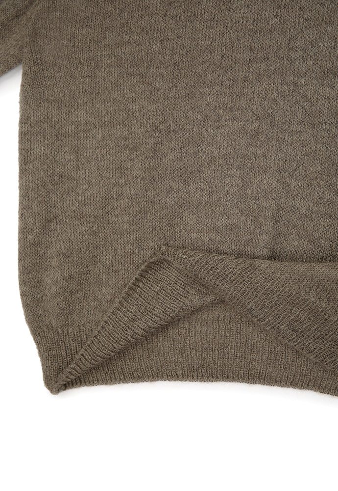Tonywack - Italian Fabric Brushed Mohair Polo Knit (Mocha Brown) product image 10 | TRAB K-Fashion Australia