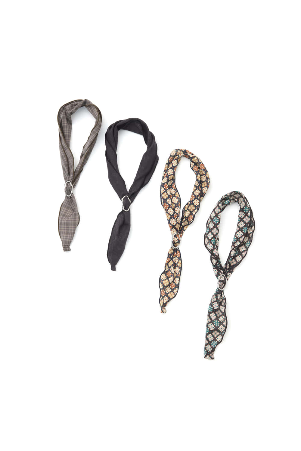 Hatchingroom - Keyring Scarf Multi Pattern Brown (OC) product image 5 | TRAB K-Fashion Australia