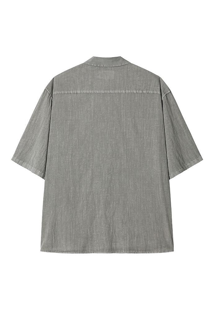 Art if acts - Garment Dyed Two Pocket Half Shirt (Cliff) product image 7 | TRAB K-Fashion Australia