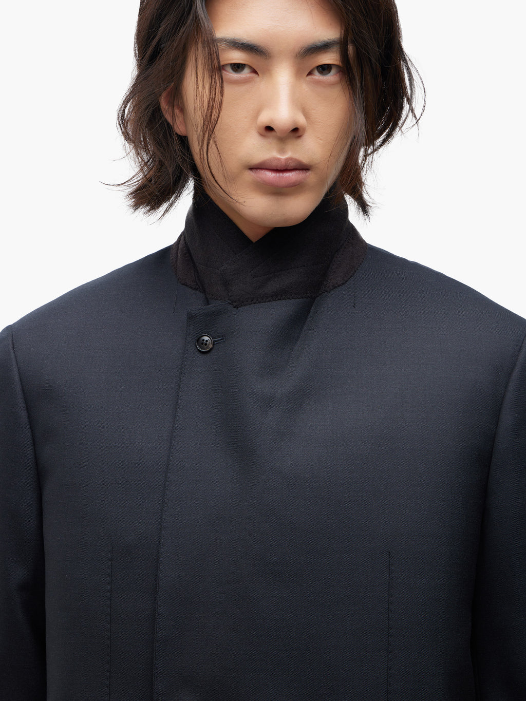 Jiyong Kim - Super Fine Wool Tailored Jacket (Black) product image 7 | TRAB K-Fashion Australia