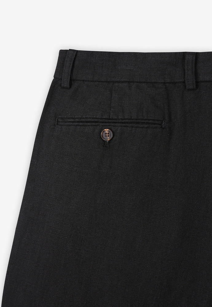 Art if acts - Washed Linen Bermuda Shorts (Black) product image 10 | TRAB K-Fashion Australia