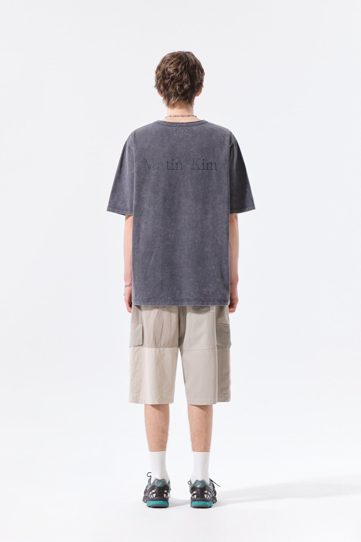 Matin Kim - Vintage Washed Pocket Top (Charcoal) product image 8 | TRAB K-Fashion Australia