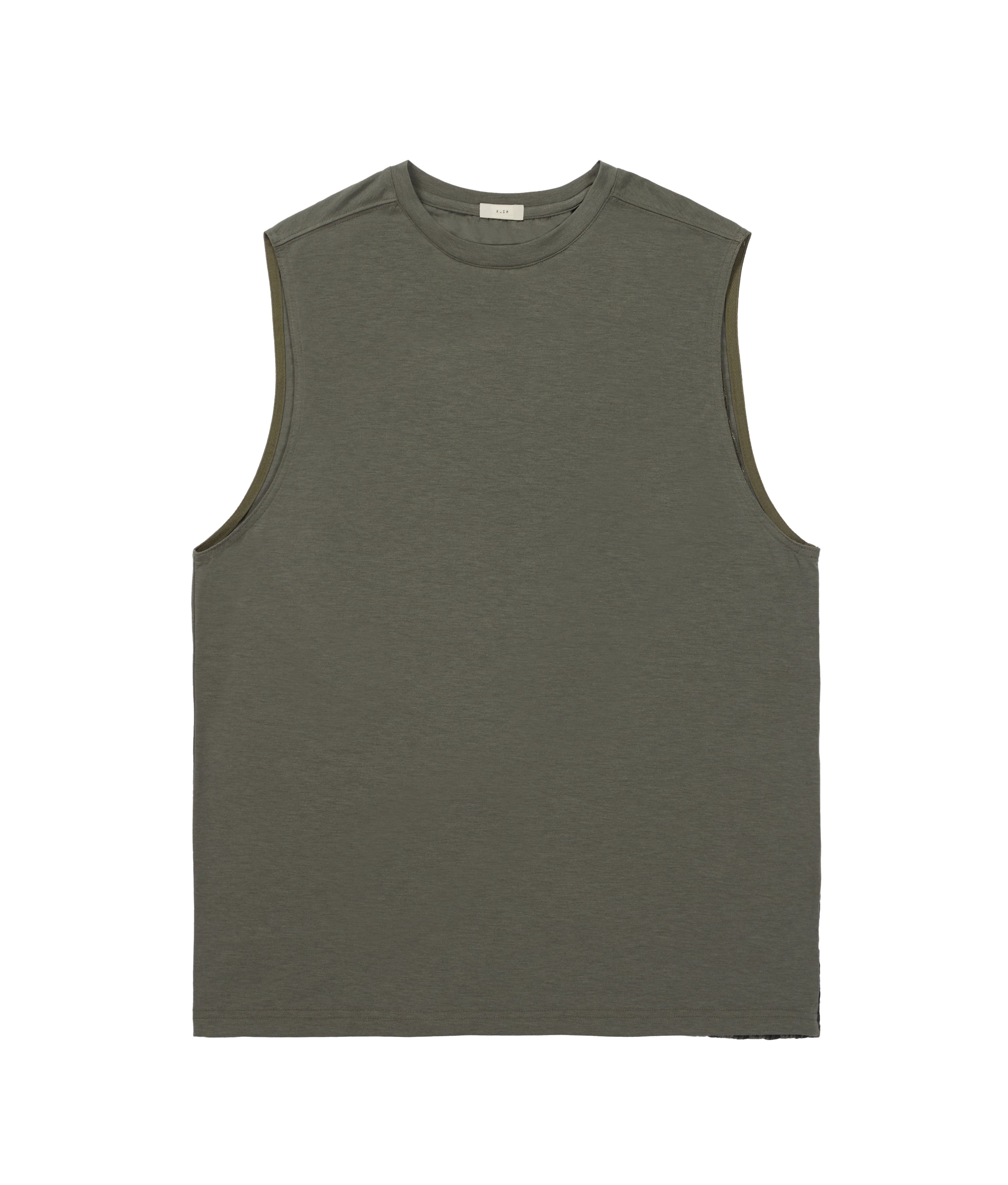 XLIM - Ep.9 Synopsis 01 Tank Top (Khaki) product image 1 | TRAB K-Fashion Australia