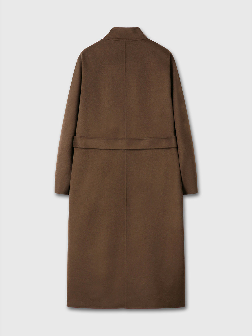 Tonywack - Hand-Made Wool Cashmere Stand-Collar Coat (Penny Brown) product image 15 | TRAB K-Fashion Australia