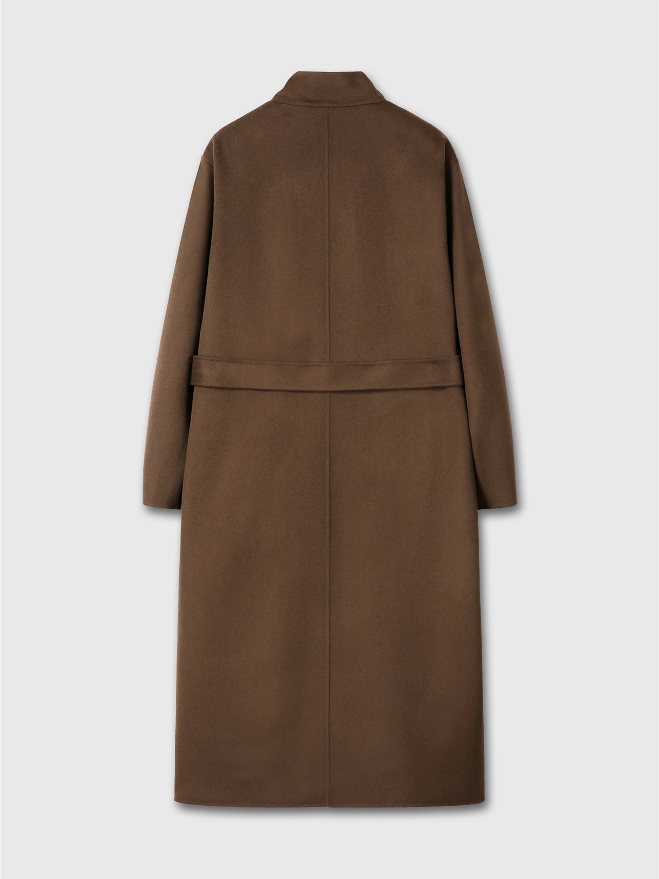 Tonywack - Hand-Made Wool Cashmere Stand-Collar Coat (Penny Brown) product image 15 | TRAB K-Fashion Australia