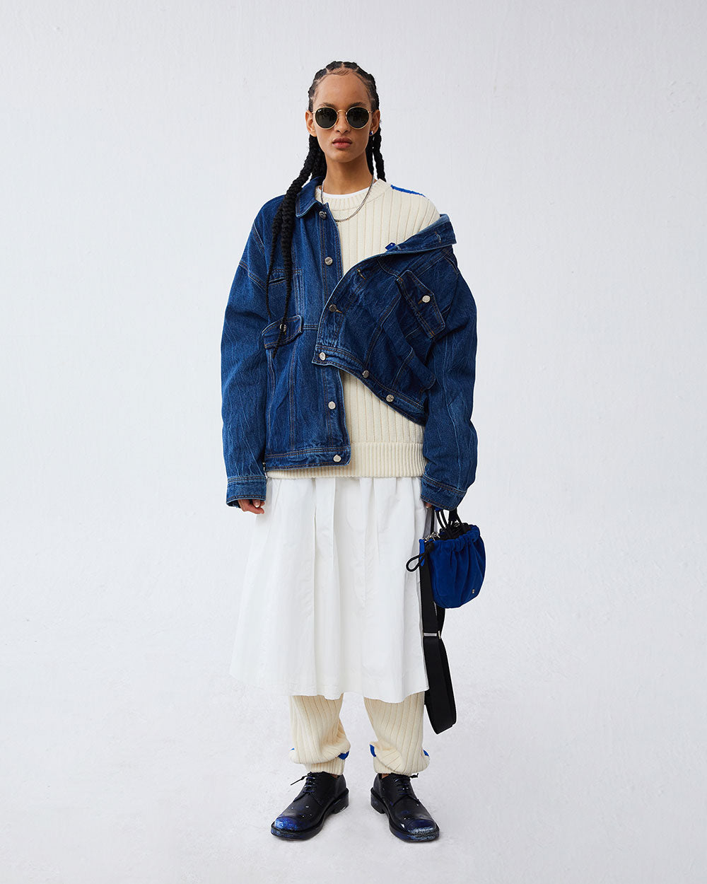 Ader Error - Ash line jacket (Blue) product image 4 | TRAB K-Fashion Australia