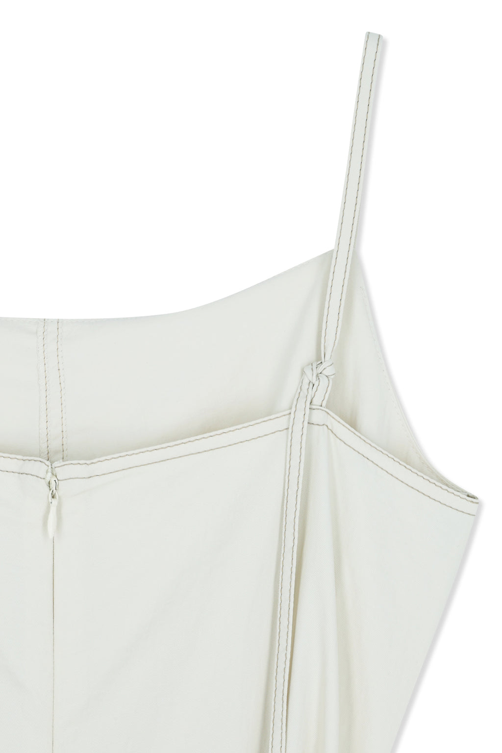 Matin Kim - Sleeveless Wrap Dress (Cream) product image 4 | TRAB K-Fashion Australia
