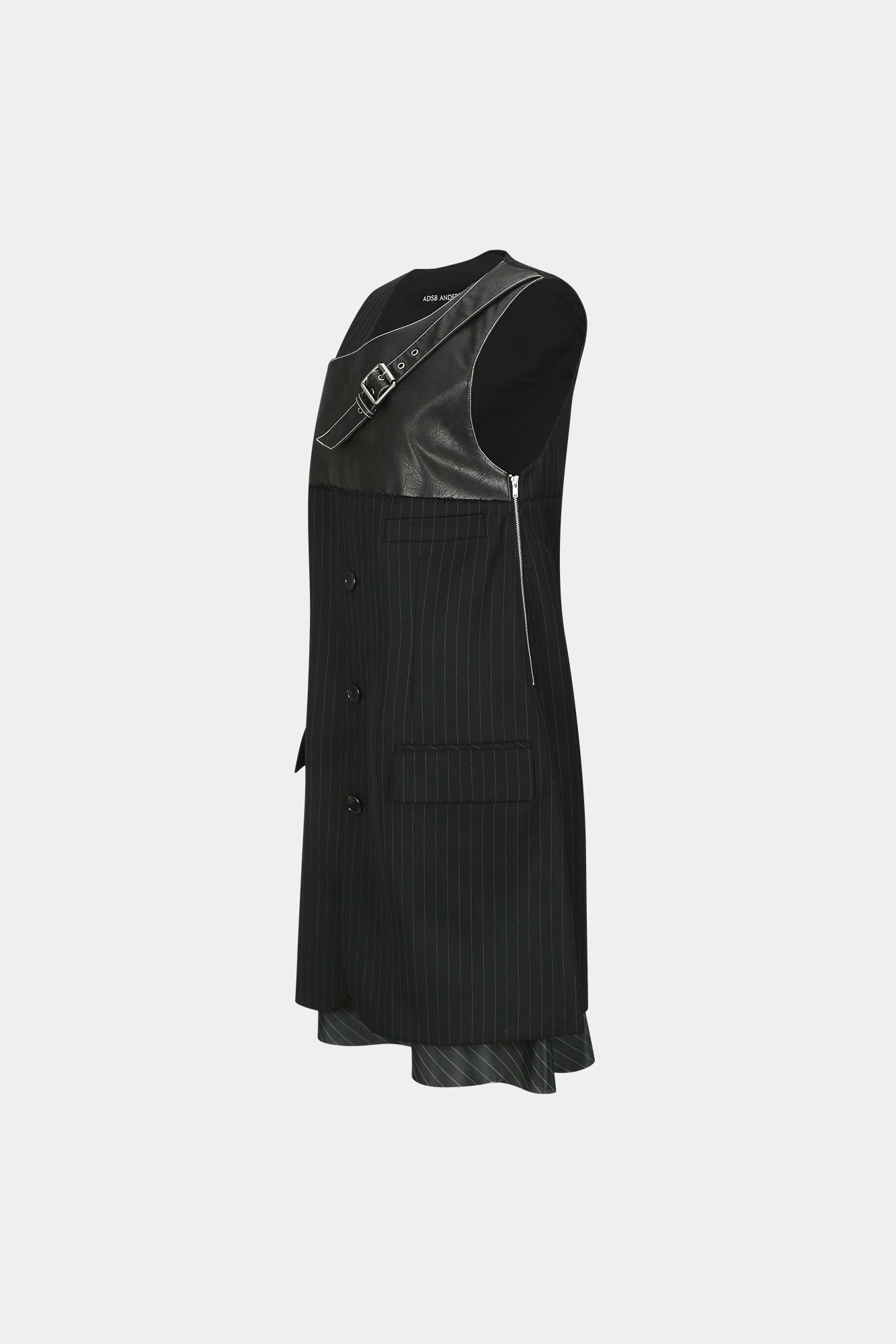 Andersson Bell - Blazer Cut Sleeveless Dress (Black) product image 10 | TRAB K-Fashion Australia