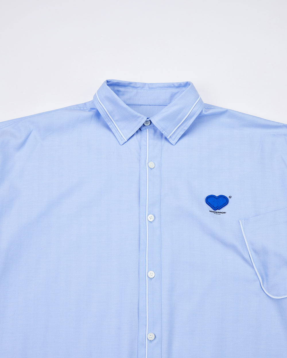 Ader Error - Twin heart logo shirt (Sky blue) product image 10 | TRAB K-Fashion Australia