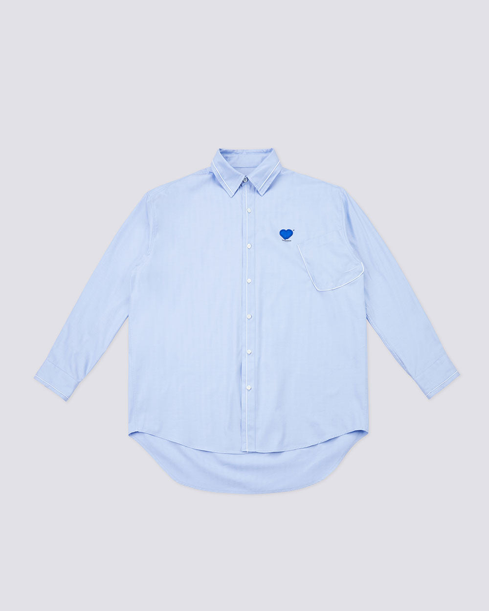 Ader Error - Twin heart logo shirt (Sky blue) product image 13 | TRAB K-Fashion Australia