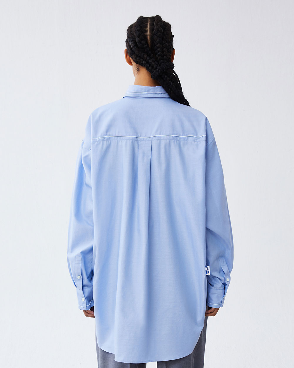 Ader Error - Twin heart logo shirt (Sky blue) product image 3 | TRAB K-Fashion Australia