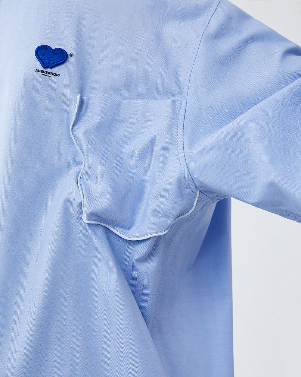 Ader Error - Twin heart logo shirt (Sky blue) product image 7 | TRAB K-Fashion Australia