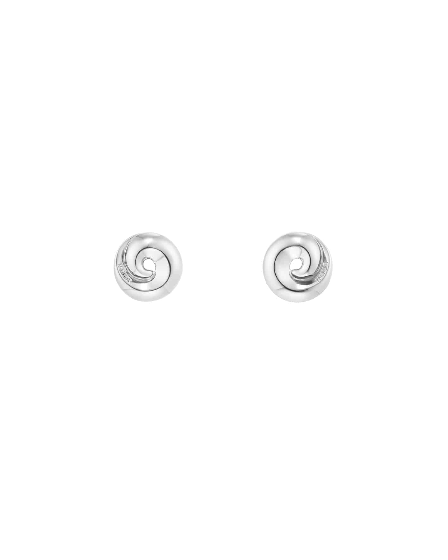 Numbering - Swirl Stud Earrings #5202 product image 7 | TRAB K-Fashion Australia