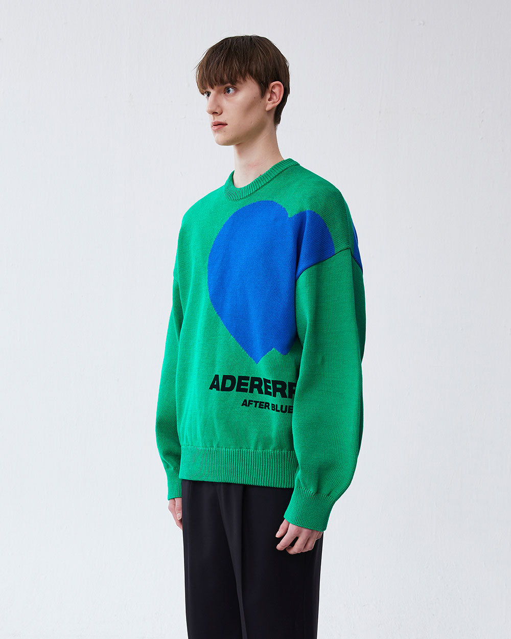 Ader Error - Twin heart logo knit (Green) product image 2 | TRAB K-Fashion Australia