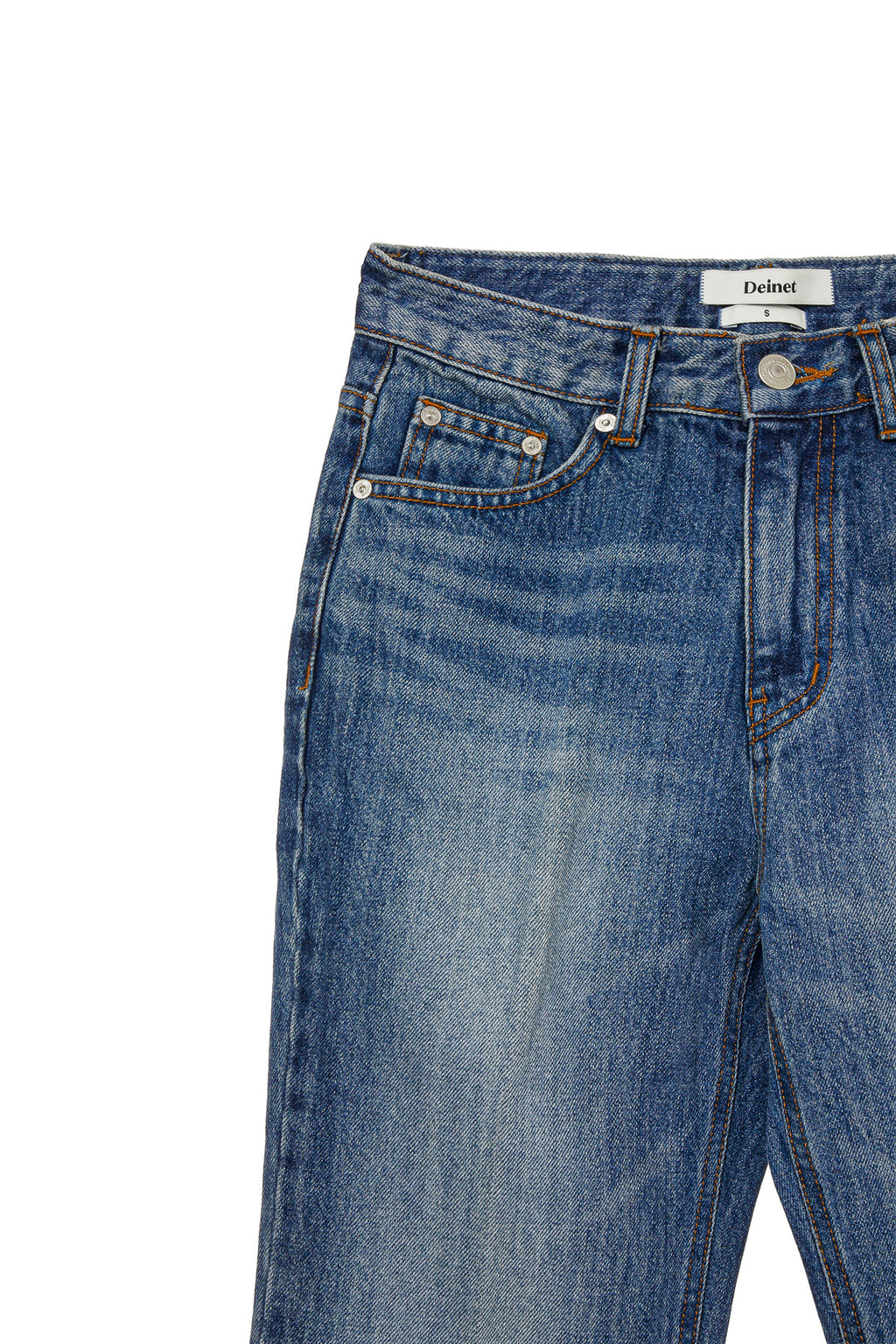 Deinet - Slim Semi Bootcut Denim (Blue) product image 4 | TRAB K-Fashion Australia