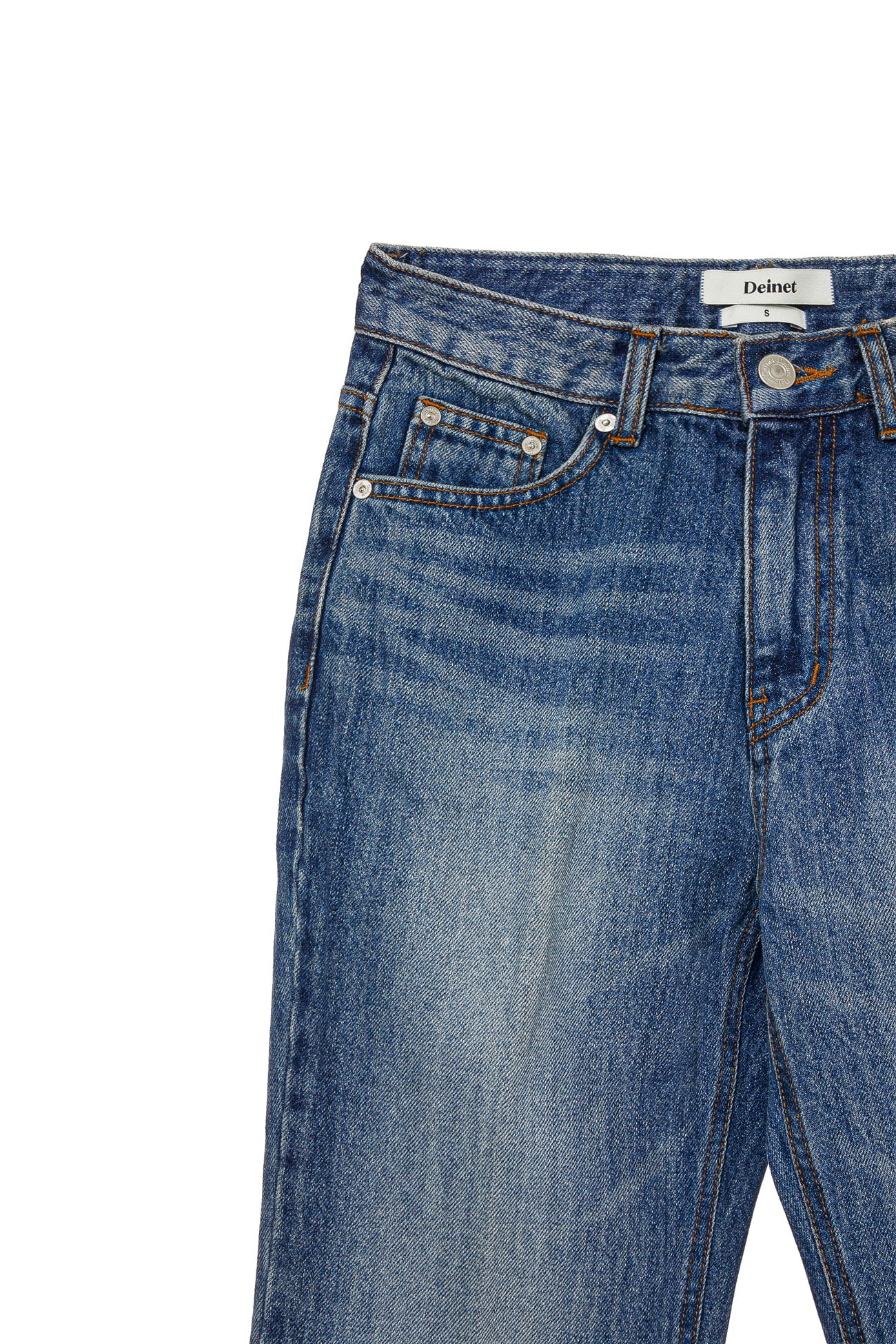 Deinet - Slim Semi Bootcut Denim (Blue) product image 4 | TRAB K-Fashion Australia