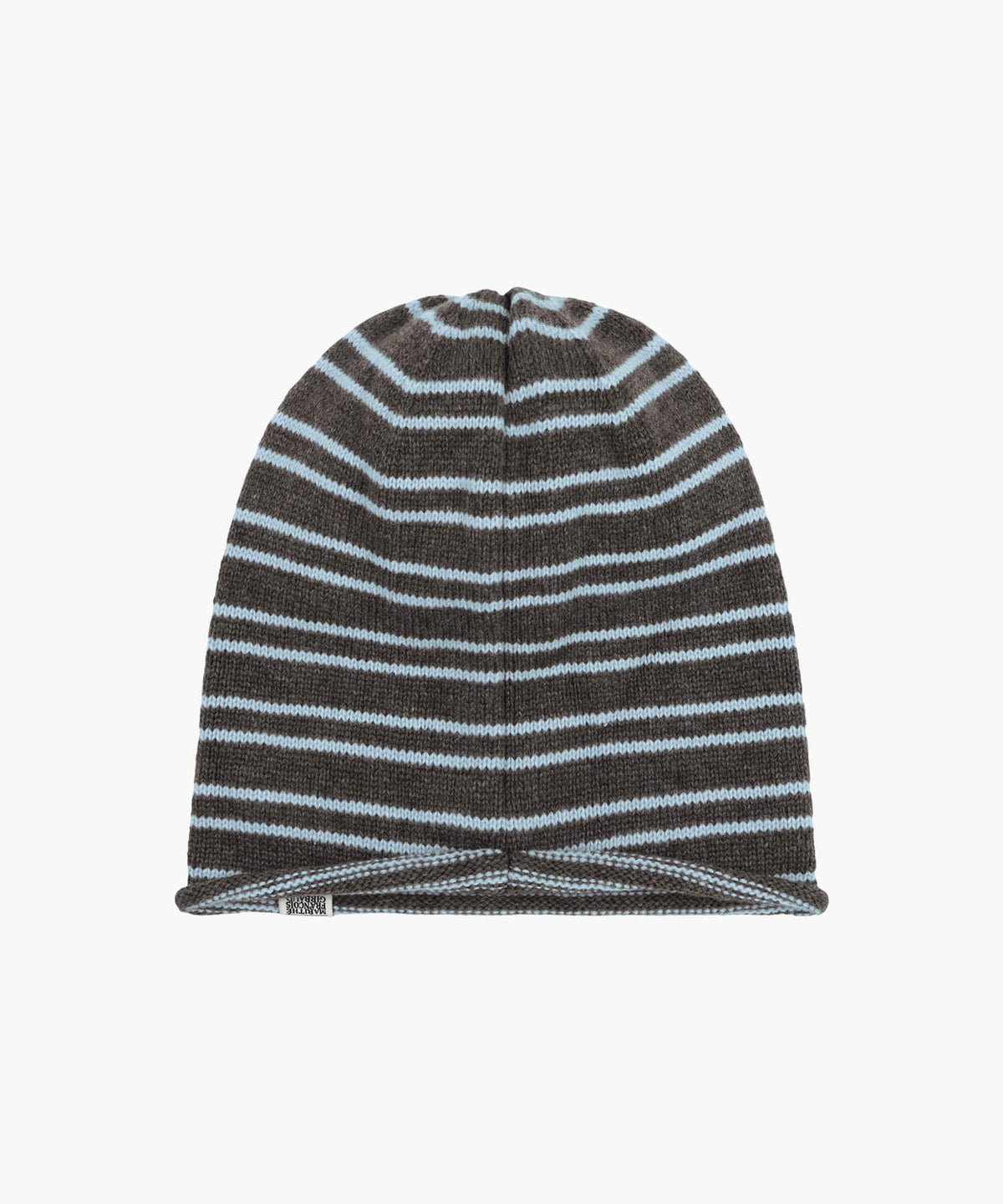 Marithe & Francois Girbaud - Micro Classic Logo Stripe Beanie (Brown) product image 4 | TRAB K-Fashion Australia