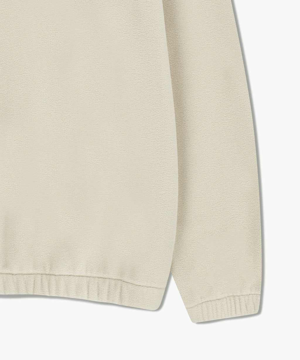 Marithe & Francois Girbaud - Classic Logo Half Neck Fleece Sweatshirt (Ivory) product image 11 | TRAB K-Fashion Australia