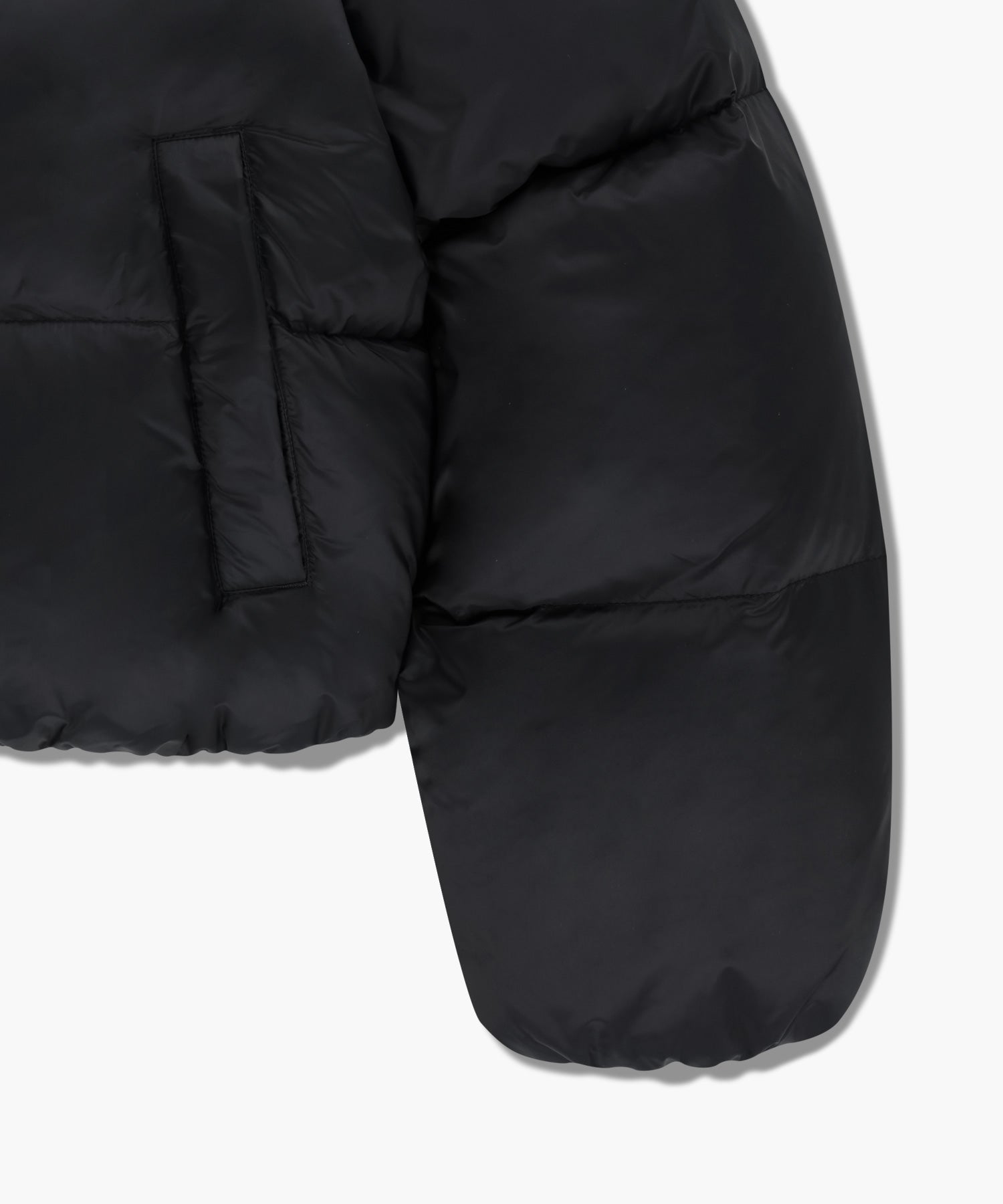 Marithe & Francois Girbaud - Regular Logo Hooded Crop Down Jacket (Black) product image 11 | TRAB K-Fashion Australia