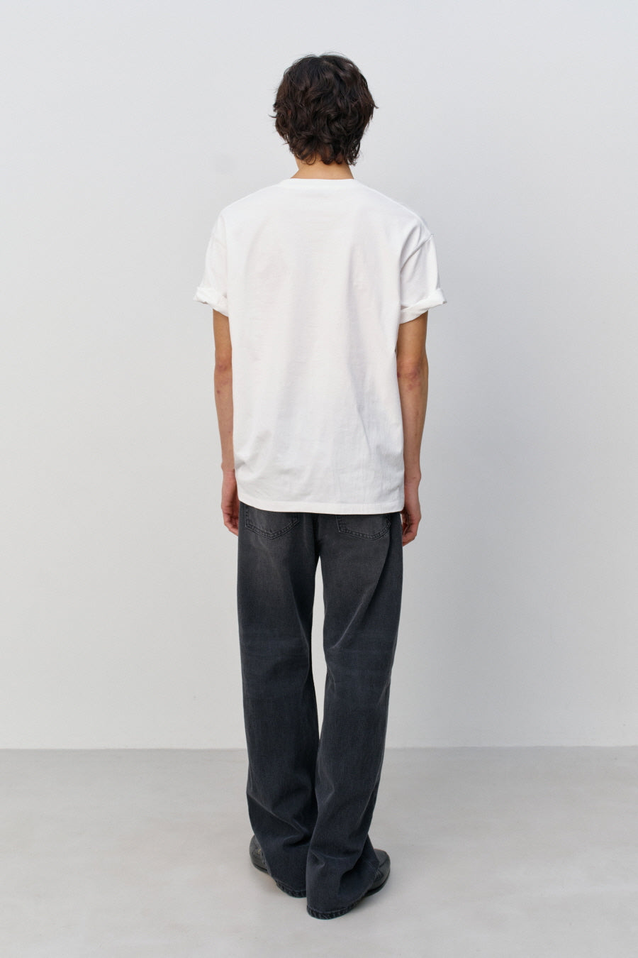 Insilence - Cyanotype Short Sleeve T-shirt (White) product image 4 | TRAB K-Fashion Australia