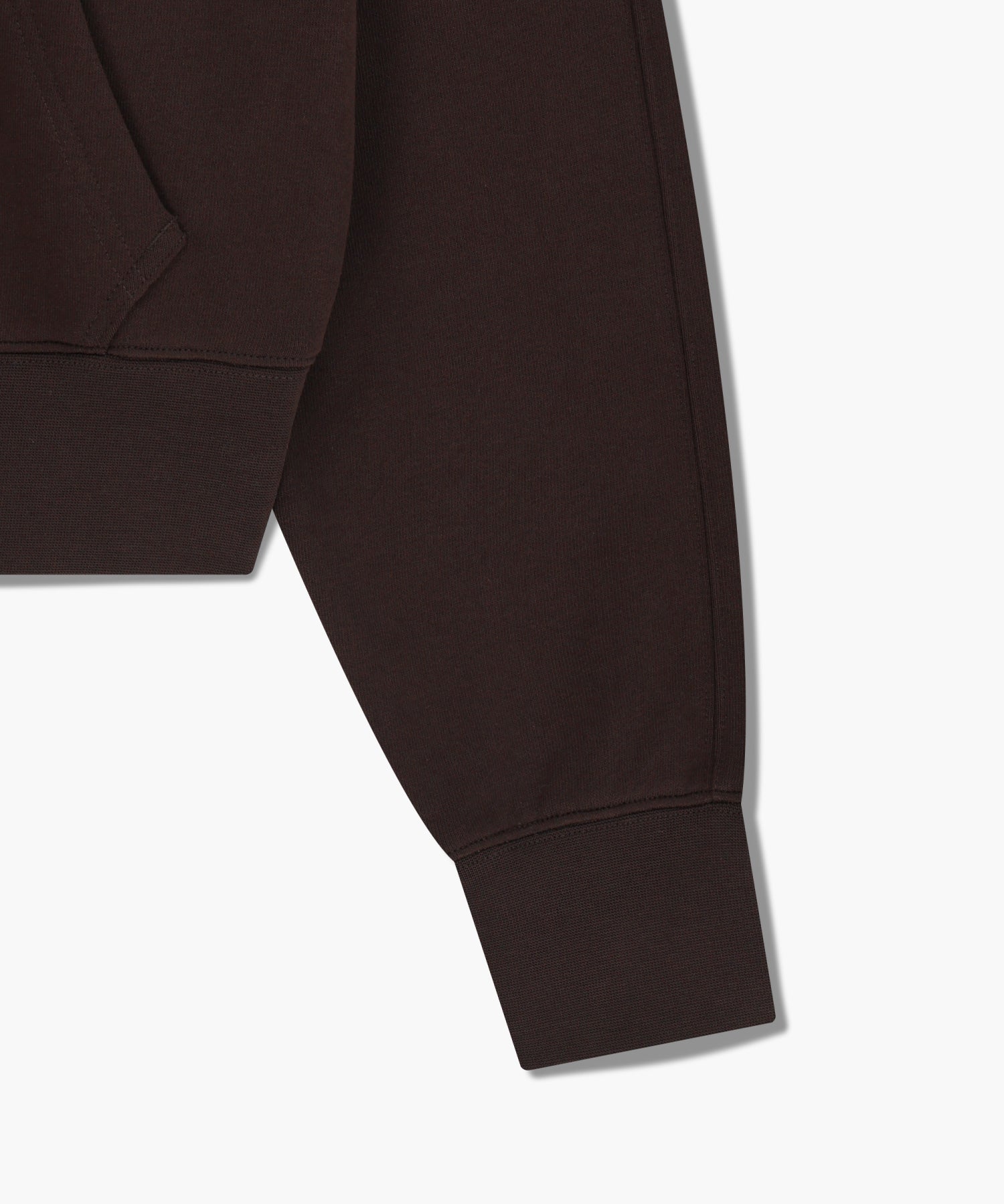 Marithe & Francois Girbaud - Small Classic Logo Crop Hoodie (Brown) product image 11 | TRAB K-Fashion Australia