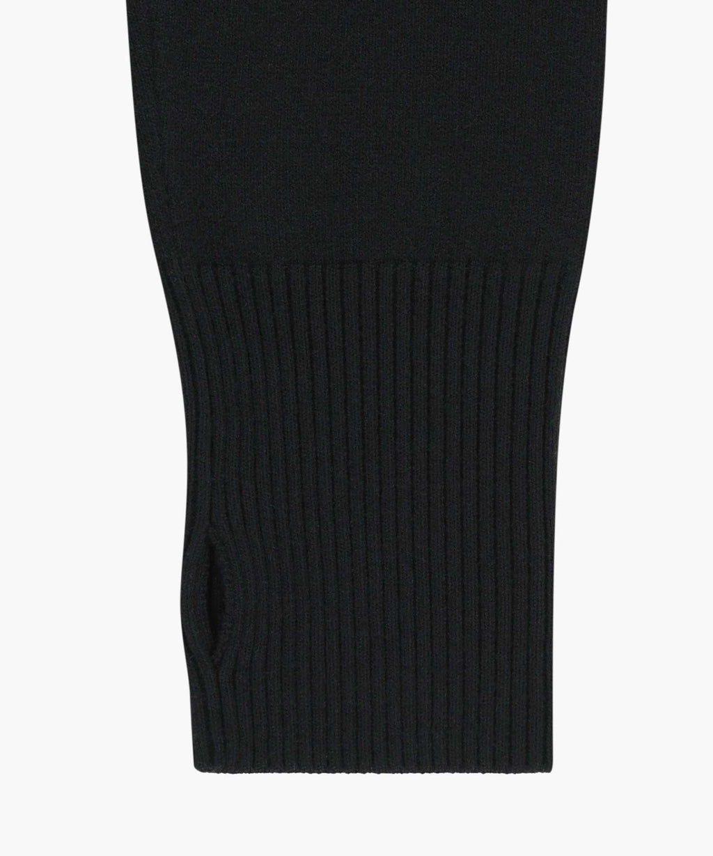 Marithe & Francois Girbaud - Small Classic Logo Crop Knit Pullover (Black) product image 10 | TRAB K-Fashion Australia