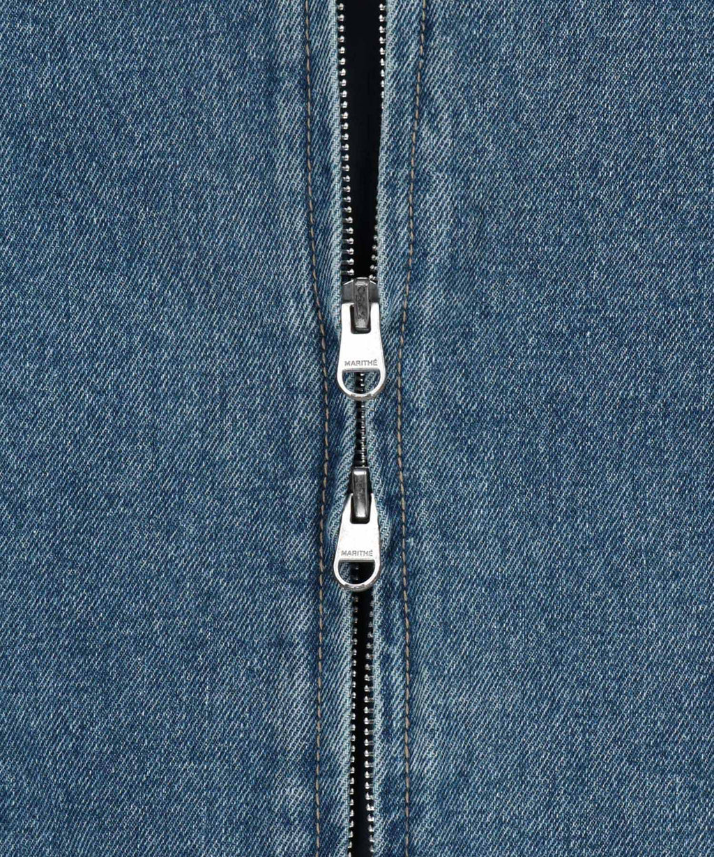 Marithe & Francois Girbaud - Denim Blouson Jacket (Blue) product image 11 | TRAB K-Fashion Australia