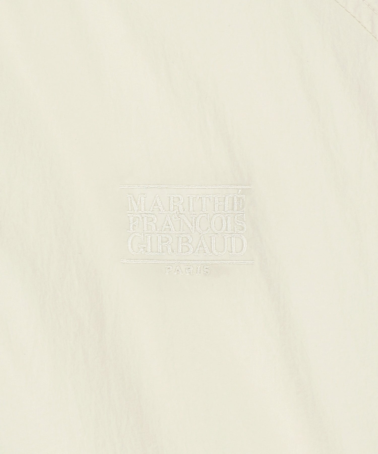 Marithe & Francois Girbaud - Highneck Packable Nylon Jacket (Ivory) product image 11 | TRAB K-Fashion Australia